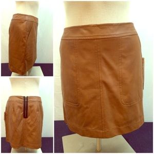 🔴Cinnamon faux leather mini skirt - Kensie
